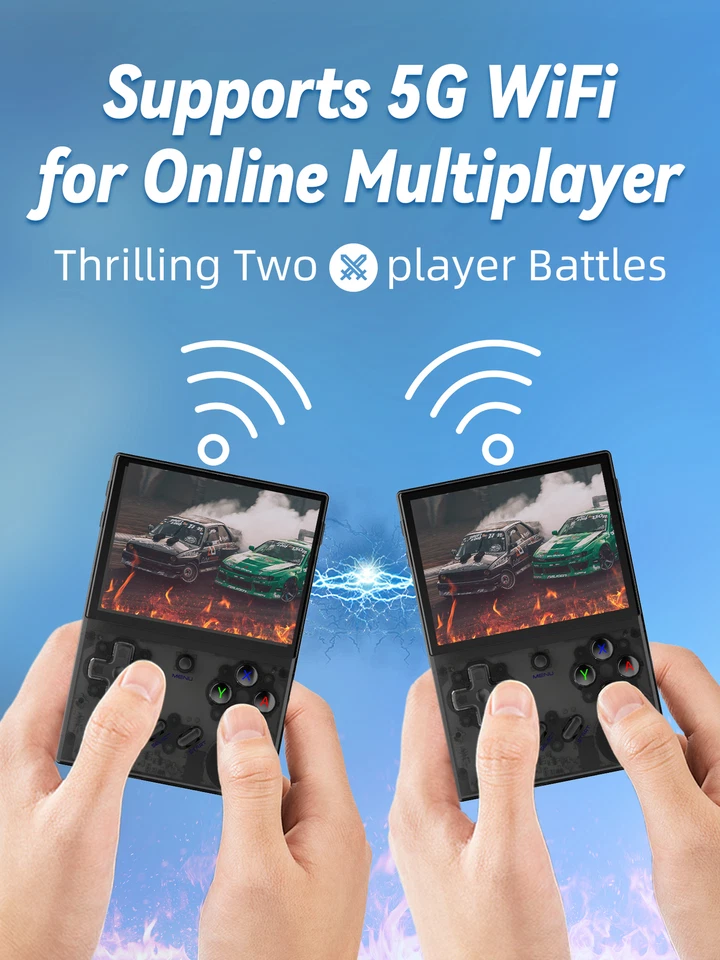 ANBERNIC RG35XX PLUS Retro Handheld Video Game Console 3.5"IPS Linux System Gift