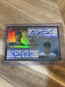 2004 SP Prospects PHILIP PHIL HUGHES MATT BUSH Draft Duos Dual Auto RC #/175
