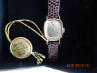 Caravelle ladies quartz watch 1 diamond on dial 49078-9Y, brown leather band