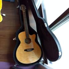 Electric Acoustic Guitar Aria FET-01FX N Natural Designed in Nagoya Japan & Case for sale