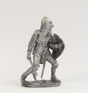 Knight Tin Soldiers figurine UnPAINTED FL. 54mm 1/32 - Picture 1 of 1