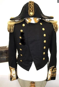 WW1 Named Royal Navy Captains Full Dress Uniform Bicorn, Frack, Provenienz - Bild 1 von 24
