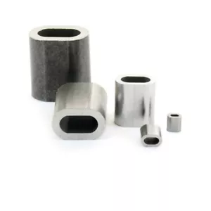 PRESSKLEMMEN Seil aluminium und edelstahl Drahtseilklemmen 1 - 12 mm Presshülse - Bild 1 von 23