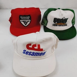 Vintage Trucker Hüte Supreme Vealer, CCL Sesam, Fest Flüssigdünger Caps - Bild 1 von 19
