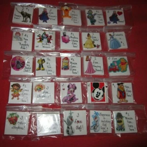 25 Disney Type Kid's Collectible Fridge Magnets HandMade 2"x2" for Lockers 2#14 - Picture 1 of 7