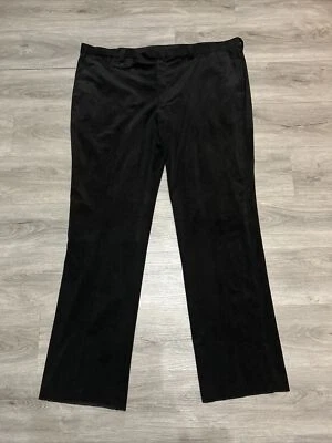 Pantalones de vestir Blu Martini para hombre, terciopelo/velour, pantalones de vestir negros, talla 50 Foto 1 de 4