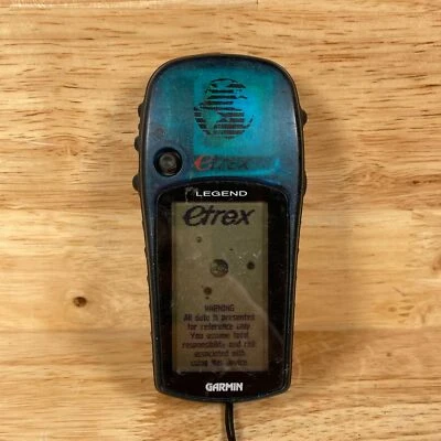 Garmin eTrex Legend Blue Handheld LCD Display Waterproof Hiking GPS Navigator - Image 1 of 4