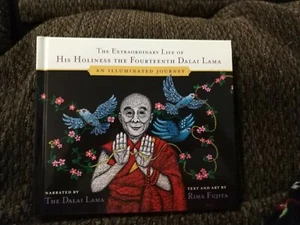 The Extraordinary Life of His Holiness the Fourteenth Dalai Lama: An Illuminated - Picture 1 of 2