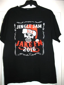 Vintage Radio Station tee shirt lrg Jake FM 93.3 Oklahoma City 2016 - Picture 1 of 9