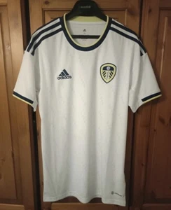 Camiseta de entrenamiento blanca para hombre Leeds United LUFC Adidas 2022 talla XS - Imagen 1 de 3