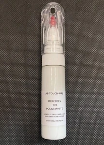 MERCEDES POLAR WHITE 149 PAINT TOUCH UP PEN/BRUSH FOR SCRATCH CHIP REPAIR - Picture 1 of 2