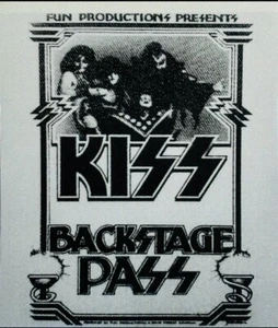 Kiss Anaheim Stadium 8/20/1976 Backstage Pass - Picture 1 of 2