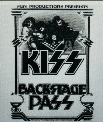 Kiss Anaheim Stadium 8/20/1976 Backstage Pass - Image 1 of 2