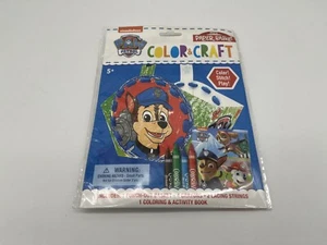 Paw Patrol Color & Craft Mini Paper Basket Color! Stitch! Play! Brand New - Picture 1 of 4