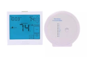 PRO1 Thermostat A/C Heat Control Touchscreen IAQ 955WH + Base Module 2 PC $389 - Picture 1 of 11