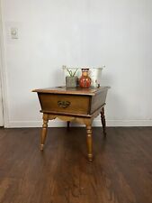 Vintage Mid Century Heywood Wakefield Maple Dough Box or Side/End Table