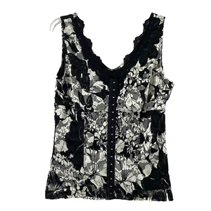Top Studio Y Babydoll Mujer Mediano Coqueta Capricho Negro Blanco Encaje Bustier - Imagen 1 de 8