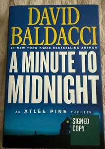 A Minute To Midnight By David Baldacci First Edition & Printing Signed By Author - Picture 1 of 3