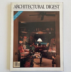 Architectural Digest October 1985  Gore Vidal VOL 42 No. 10 - Picture 1 of 6