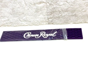 Crown Royal NEW Gutter Bar Mat Silicone Purple Man Cave (ONE MAT) - Picture 1 of 4