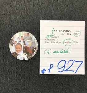 AAFES POGS, serie 15/impresión, 1 pogs, 25¢, #p927, excelente - Imagen 1 de 2