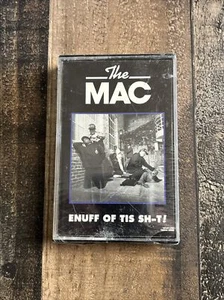 THE MAC "ENUFF OF TIS SH*T" BAY AREA RAP V-Town Sealed Cassette Rare - Imagen 1 de 9