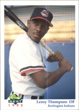 1992 Burlington Indians Classic/Best #10 Leroy Thompson