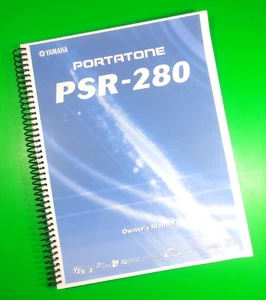 Owner's Manual for Yamaha PSR-280, 92 Pages With Clear Covers! - Picture 1 of 1