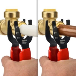 Pinza de desconexión tamaño 1/2", 3/4", 1", herramienta de extracción, usada para desmontar mordedura de tiburón nueva - Imagen 1 de 12