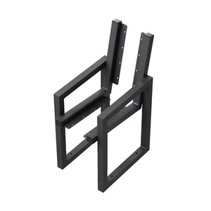 Nogi ławki Rama ławki Ławka ogrodowa Ławka parkowa Nóżki ławki Stal Czarna DRESDEN 2 sztuki - Zdjęcie 1 z 20