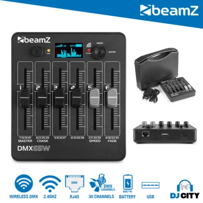Beamz DMX65W Wireless Battery Operated DMX Controller - image 1 of 4