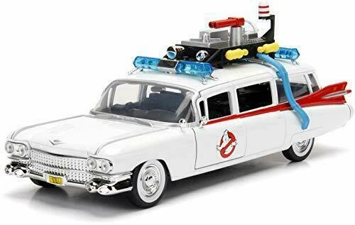 Jada Toys Hollywood Rides 1:24 Ghostbusters ECTO-1 Multi-Colored Car, One Size - 99731