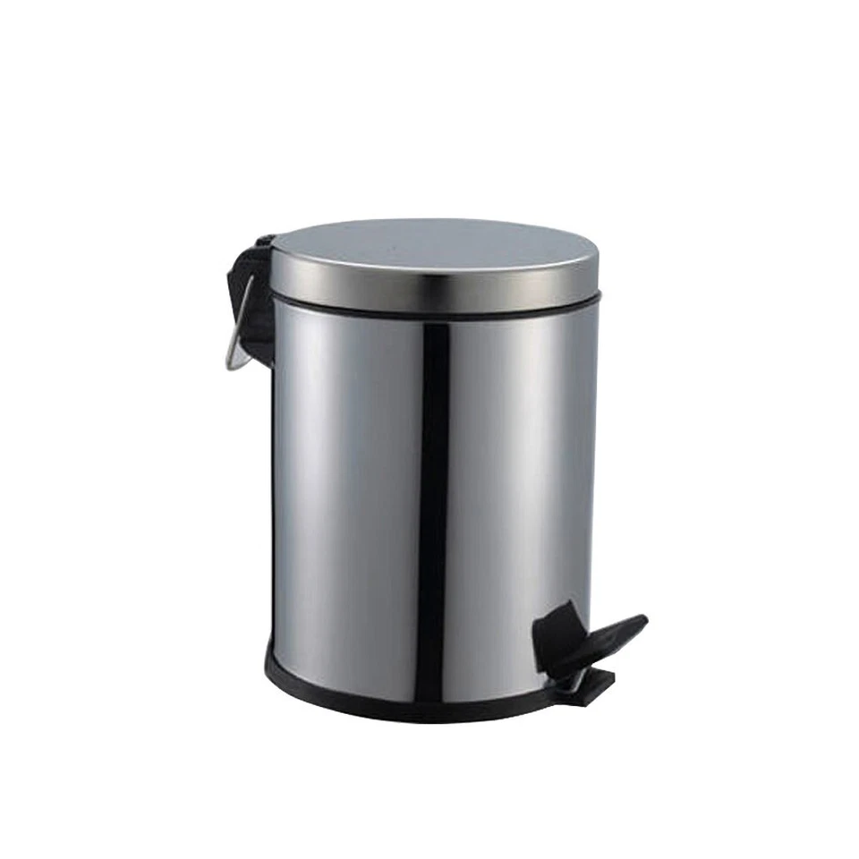 Aqua Blue Treteimer Mülleimer 3L Chrom - Bild 1 von 1