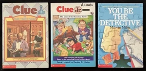 Lot 3 PB - Clue #2 Secret Passage/Clue Jr #6 Runaway Turtle/You Be The Detective - Picture 1 of 1