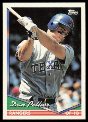 1994 Topps 441 Dan Peltier Texas Rangers - Image 1 of 2
