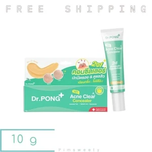 10 g Dr. PONG 101 Acne Clear Concealer conceals acne dark spots redness clogged - Picture 1 of 9