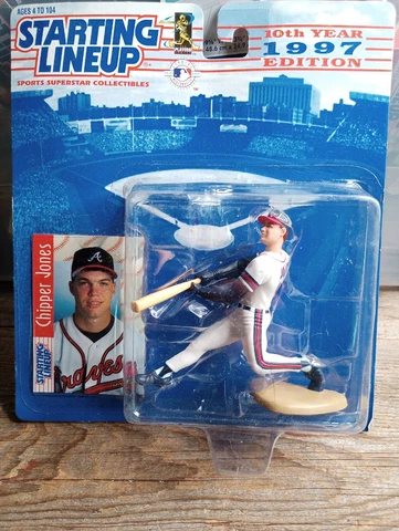 1997 ATLANTA BRAVES "CHIPPER JONES" STARTING LINEUP (NEW SEALED) Cover