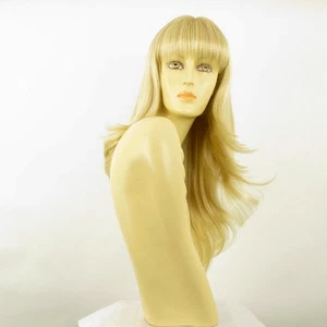 Perruque femme mi-longue blond doré méché blond très clair KENTA 24BT613 - Imagen 1 de 7