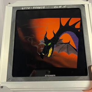 Disney Sleeping Beauty Maleficent Dragon Scene Rear Projection Slide PANI Austri - Picture 1 of 15