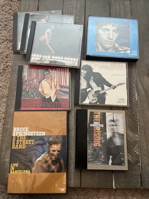 Bruce Springsteen CD/DVD Lot Born To Run River Barcelona Live 75 85 Rising Lucky - Image 1 of 4