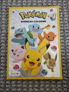 NEW Pokemon 40 Page Advanced Coloring Book Paperback 2022 - Picture 1 of 3