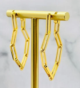 Orecchini a catena CELINE originali - usati / LT5572 - Foto 1 di 9