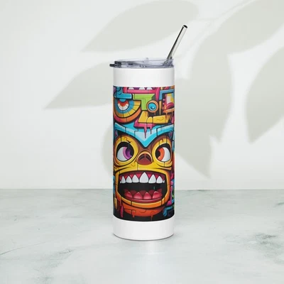 Stainless steel tumbler - Image 1 of 4
