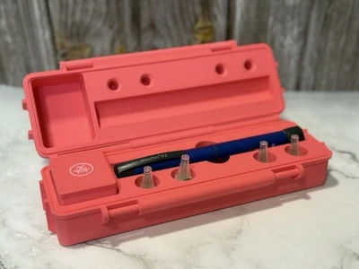 Rosa Novopen Stifthalter | Reiseetui | Insulin Aufbewahrungsetui | mit scharfer Box - Bild 1 von 4