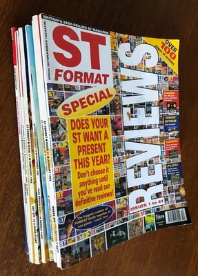 (12) Revistas en formato de acción Atari ST y Atari de 1992 a 1994 muchas con disquete Foto 1 de 4