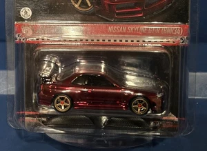 HOT WHEELS 2024 Selections Car RLC Nissan Skyline GT-R (BNR34) Red  Real Riders - Picture 1 of 7
