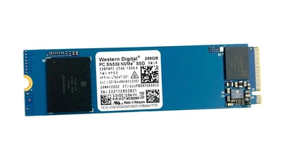 WESTERN DIGITAL 256GB SN530 NVME M.2 2280 SSD - BLUE - Image 1 of 2