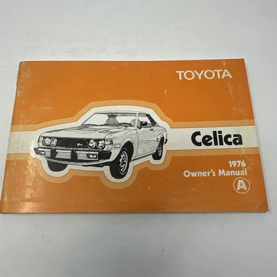Toyota Celica 1976 manual del propietario OEM Foto 1 de 3