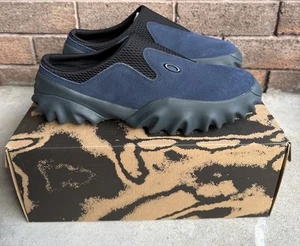 Oakley Factory Team Suede Chop Saw Mule Men Us 11 Uk 10 Eu 45 Navy /black NEW - Picture 1 of 9