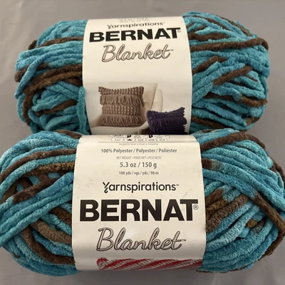 Blanket Blanket Yarn - 5.3oz/150g/108yds - Mallard Wood / Lot Of 2 Skeins - Image 1 of 4